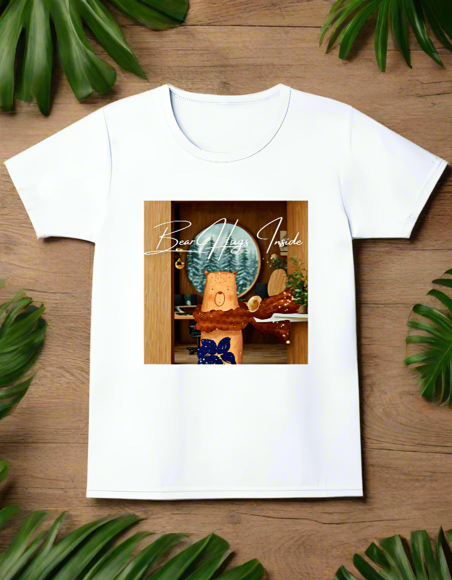 Girls cotton bear print t-shirt 5–13 years buy online