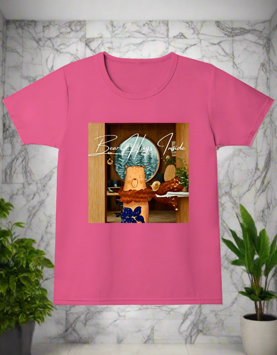 Girls cotton bear print t-shirt 5–13 years buy online