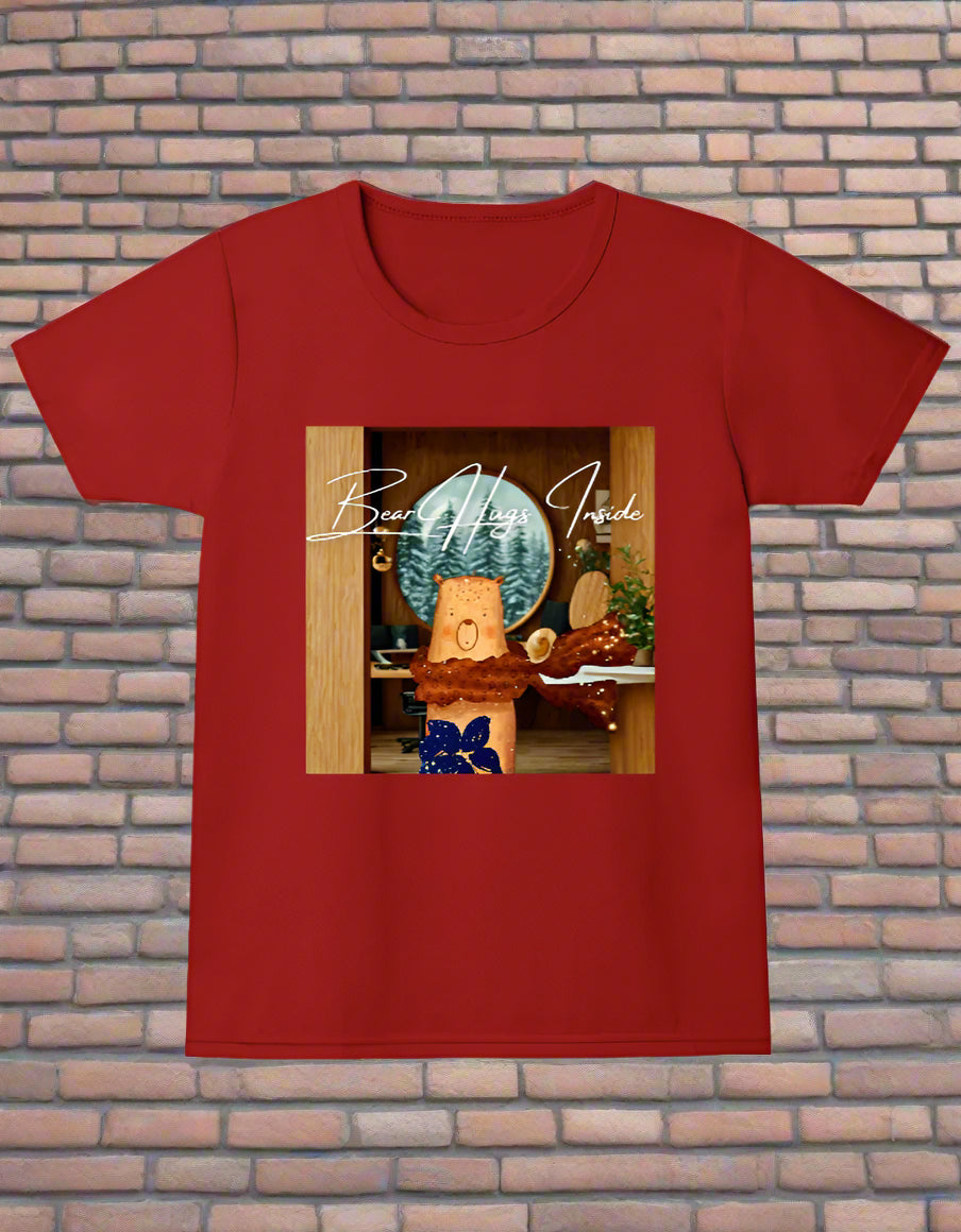 Girls cotton bear print t-shirt 5–13 years buy online