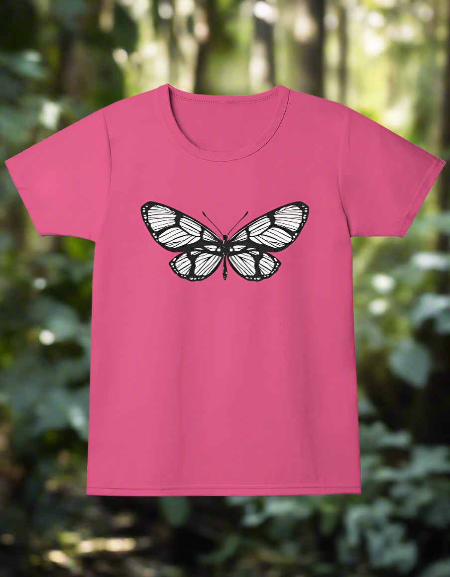 Girls cotton butterfly print t-shirt 5–13 years buy online