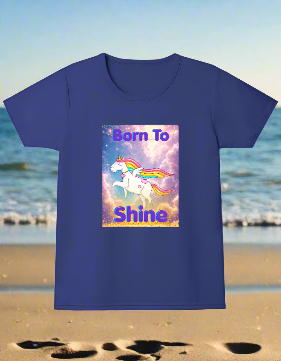 Girls cotton unicorn print t-shirt 5–13 years buy online